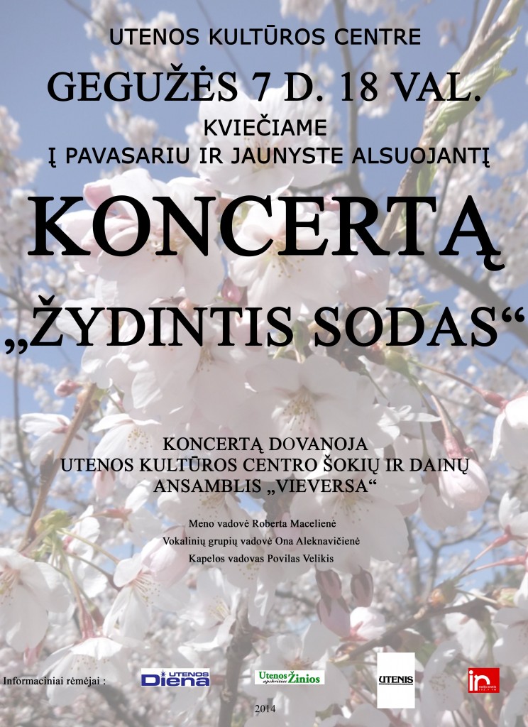 ZYDINTIS SODAS Vieversa 2014