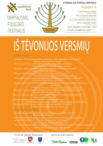 FESTIVALIS IS TEVONIJOS VERSMIU