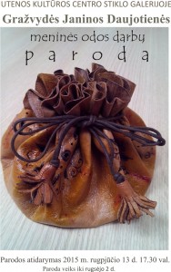 Paroda G. Daujotienė Utena