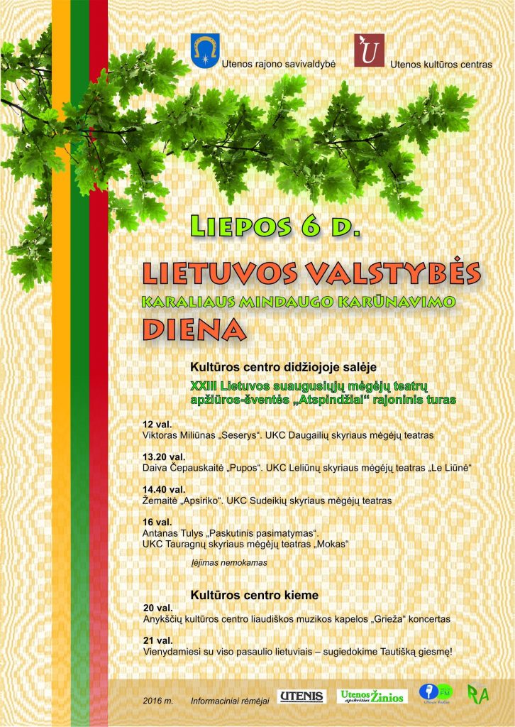 Liepos 6 afisa